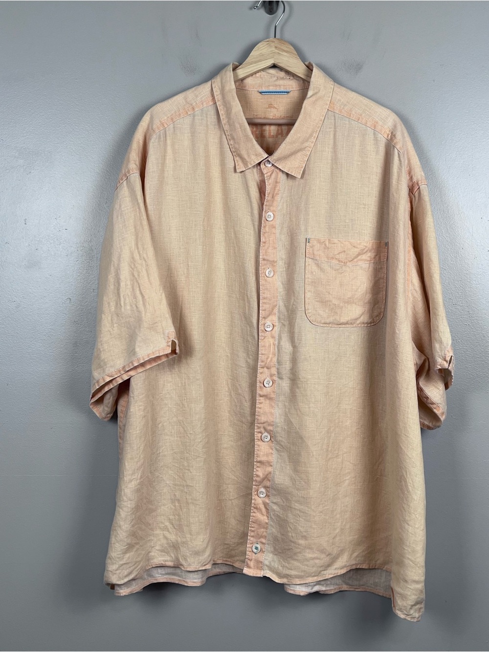 Tommy Bahama Men's Relax 100% Linen Lightweight Button Down Shirt Size 3XB Beach